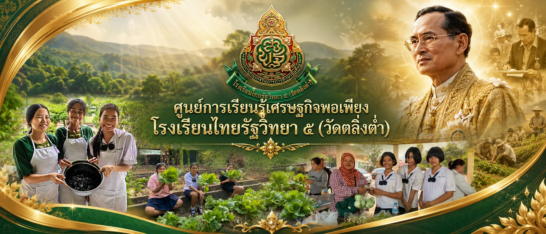 ศูนย์การเรียนรู้เศรษฐกิจพอเพียง โรงเรียนไทยรัฐวิทยา ๕ (วัดตลิ่งต่ำ)